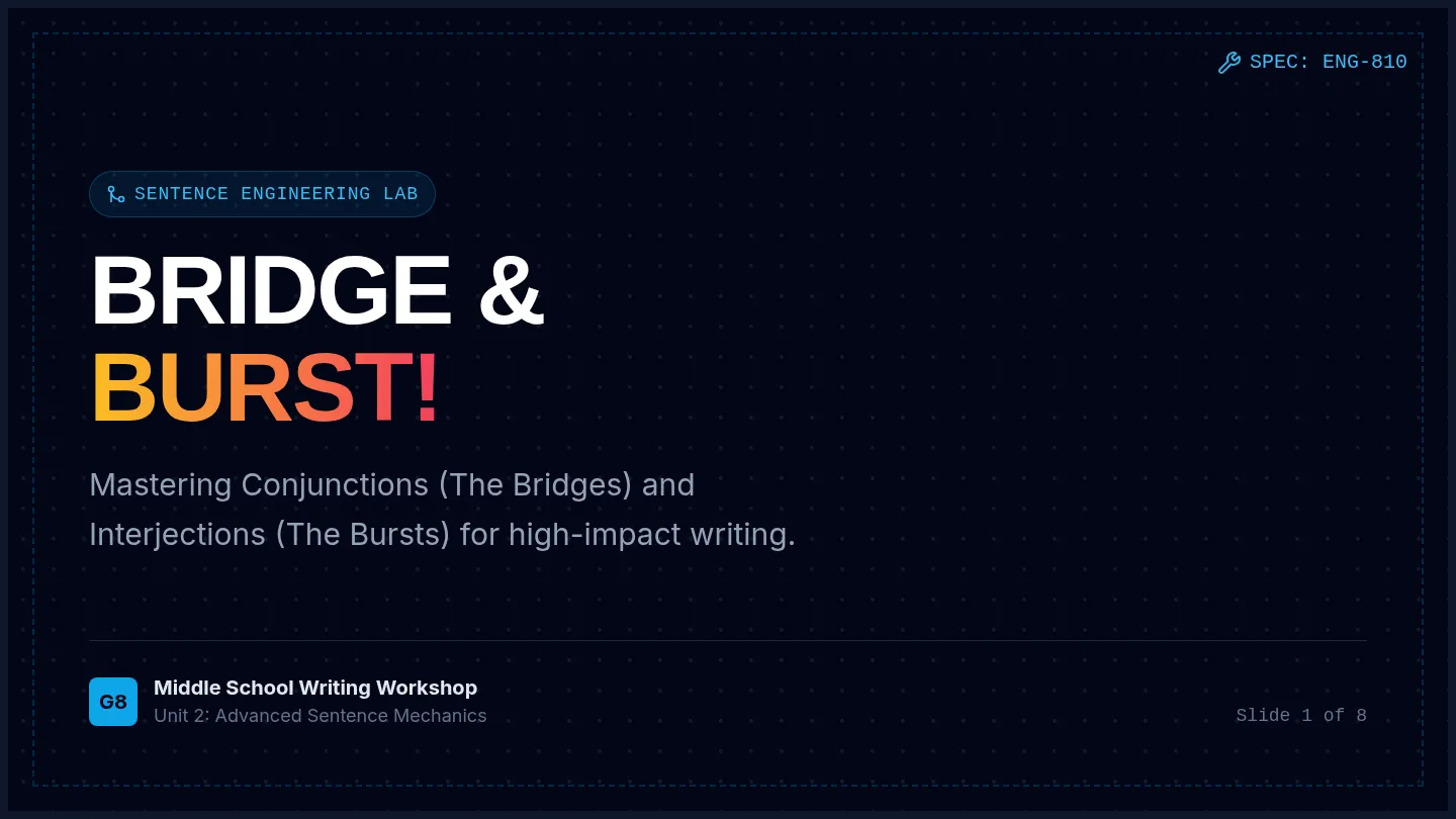 Bridge and Burst Slides