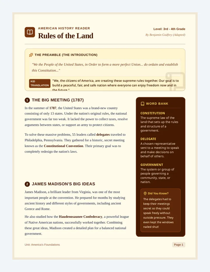 Rules of the Land Passage