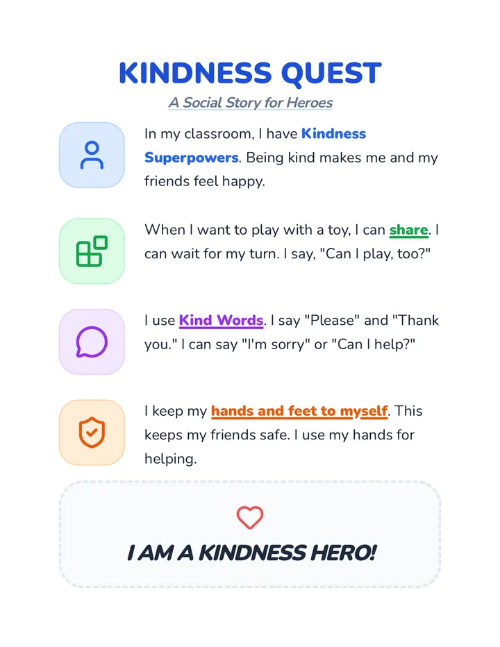 Kindness Quest Story
