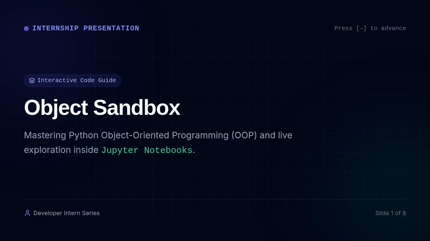 Notebook Blueprint Slides