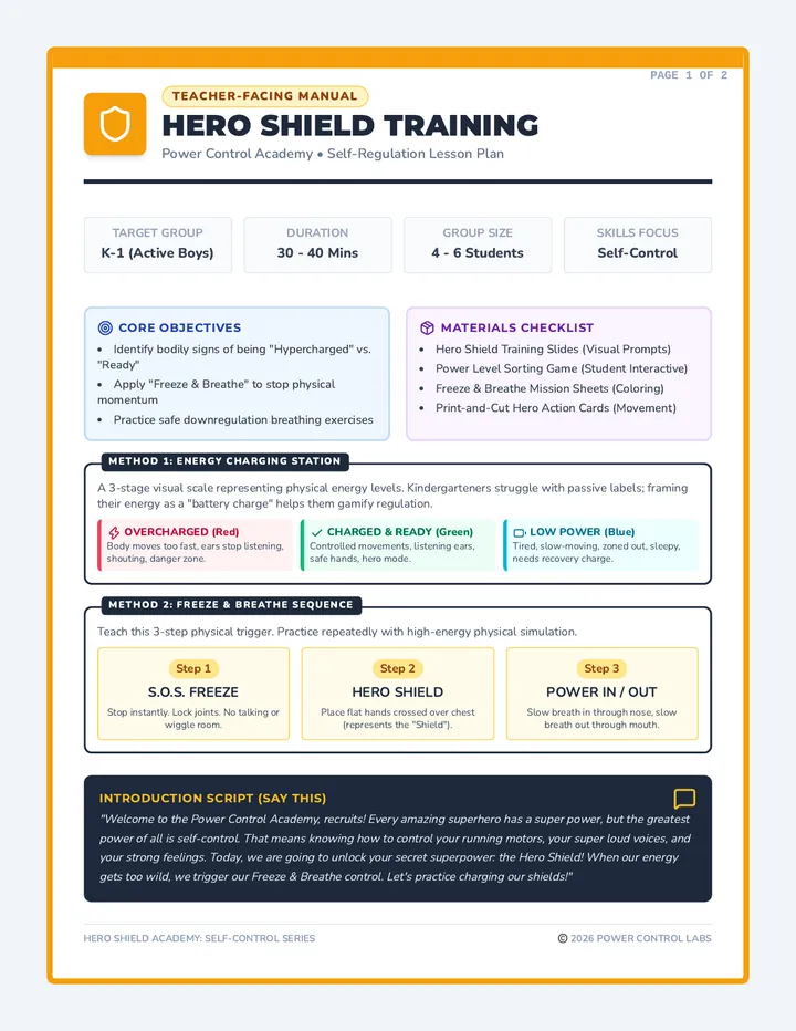 Power Control Teacher Guide