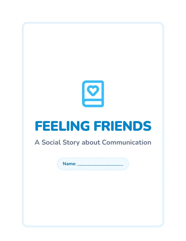 Feeling Friends Social Story Reading