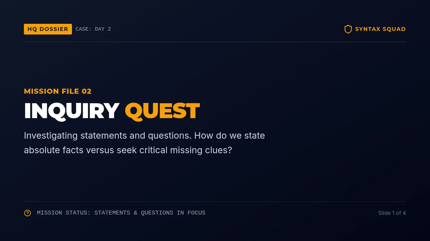 Inquiry Quest Slides