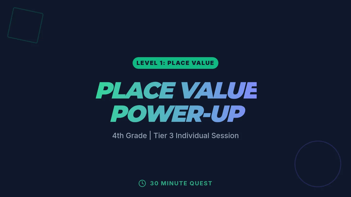 Place Value Power-Up Slides