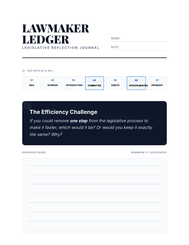 Lawmaker Ledger Journal
