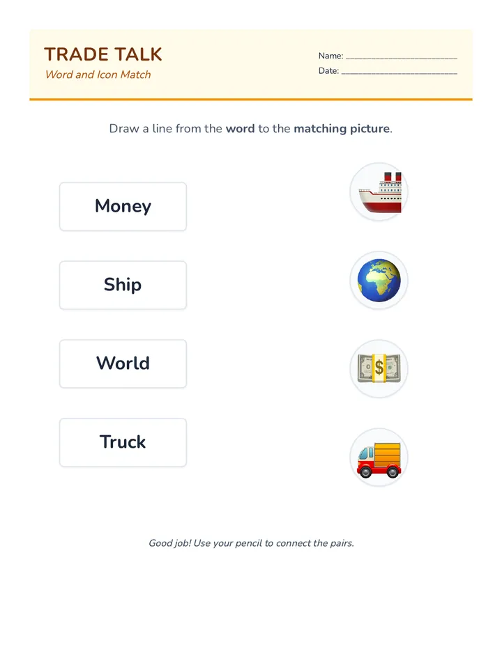 Trade Talk Match Document