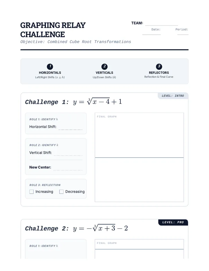 Relay Challenge Worksheet