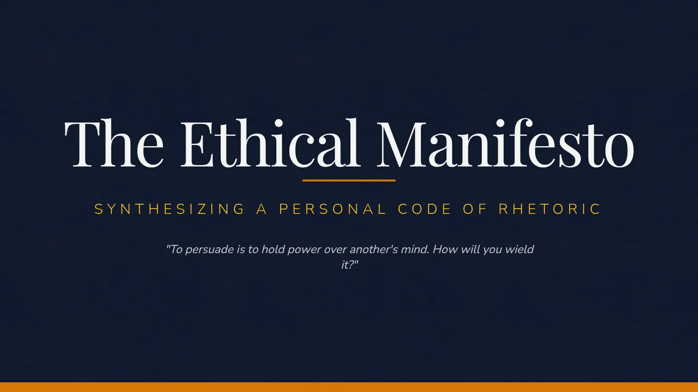Ethical Synthesis Slides