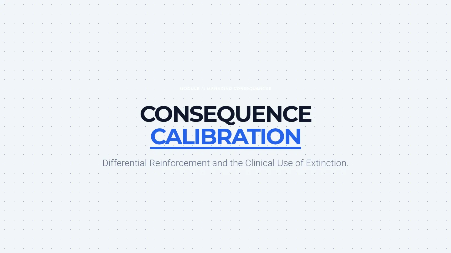 Consequence Calibration Slides