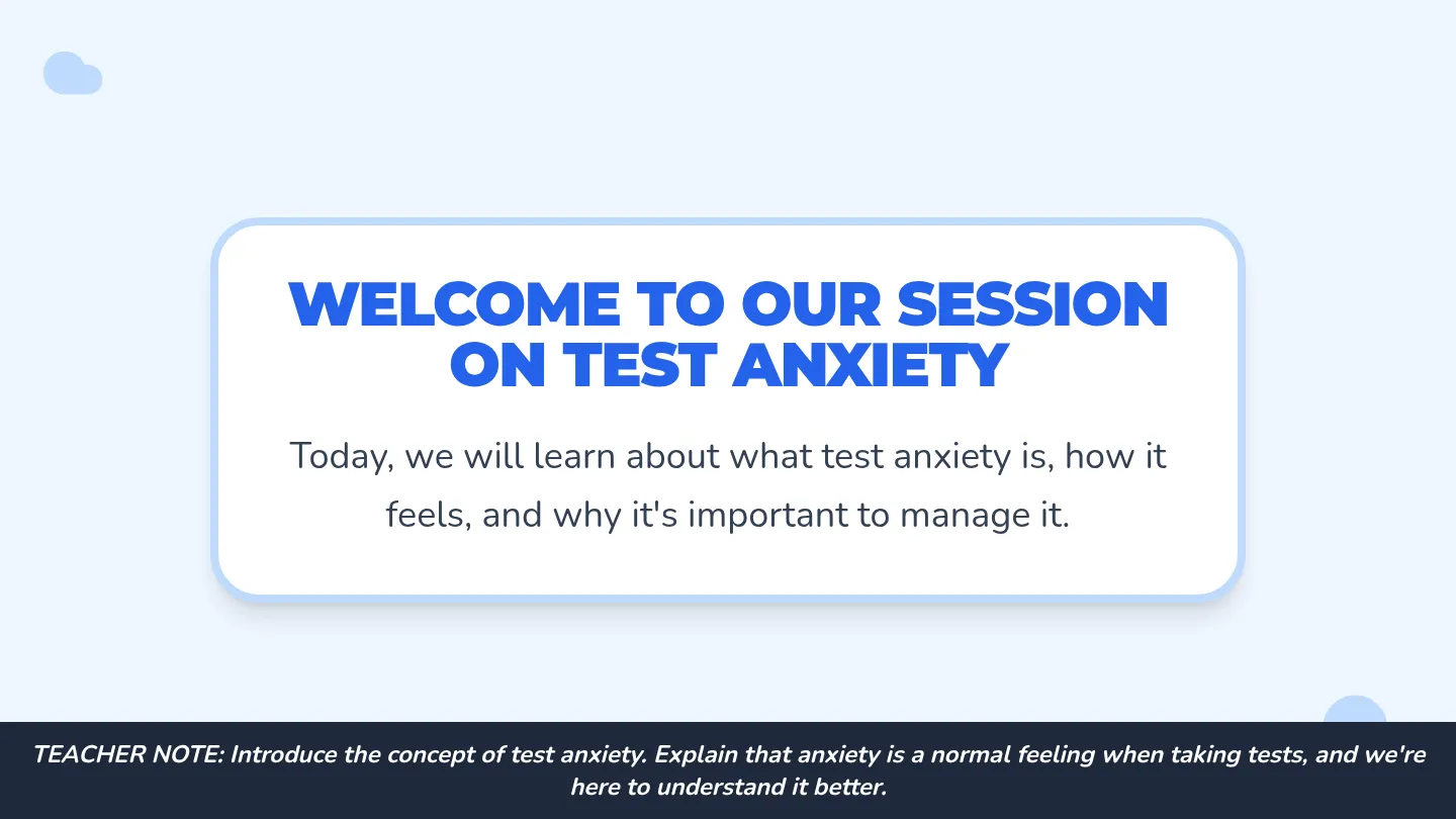 Anxiety Intro Slides