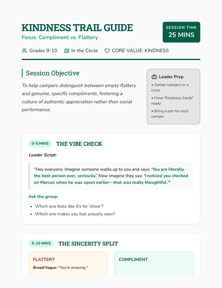 Counselor Facilitation Guide