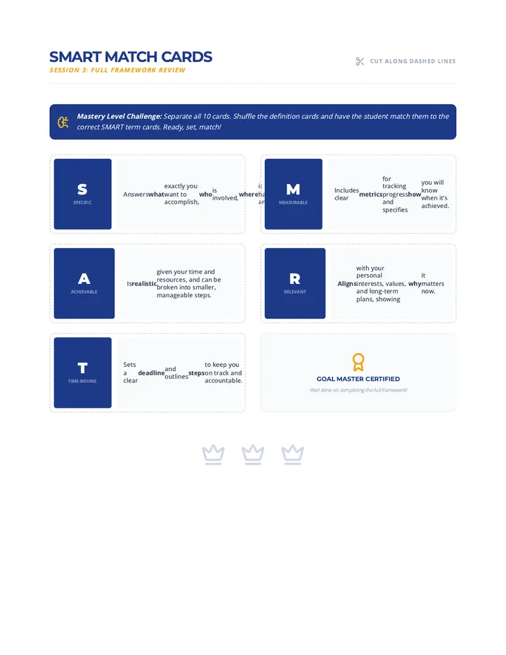 SMART Match Cards Document