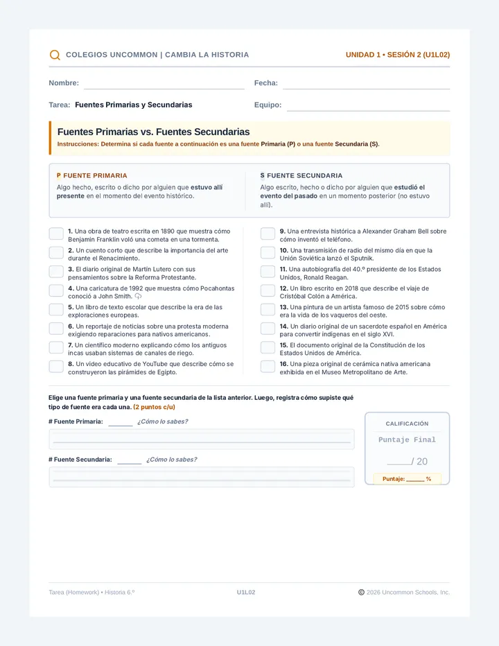 Tarea Fuentes Primarias y Secundarias
