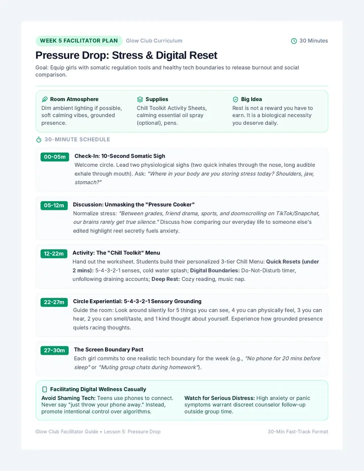 Pressure Drop Facilitator Guide