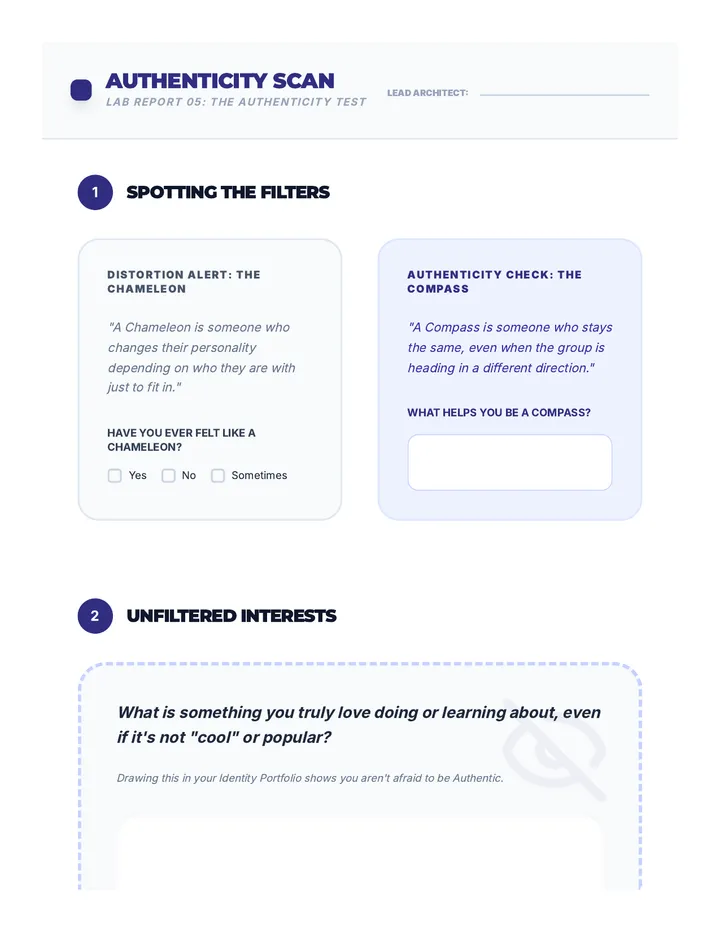 Authenticity Scan Worksheet