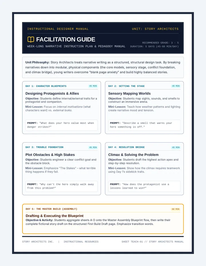 Story Architects Teacher Guide