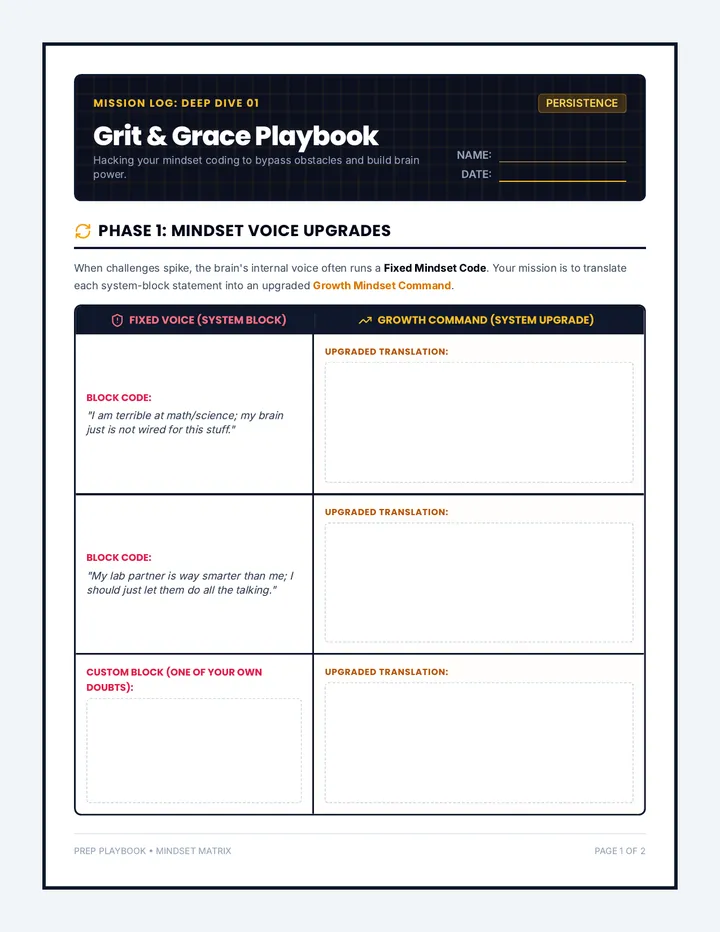 Grit and Grace Playbook