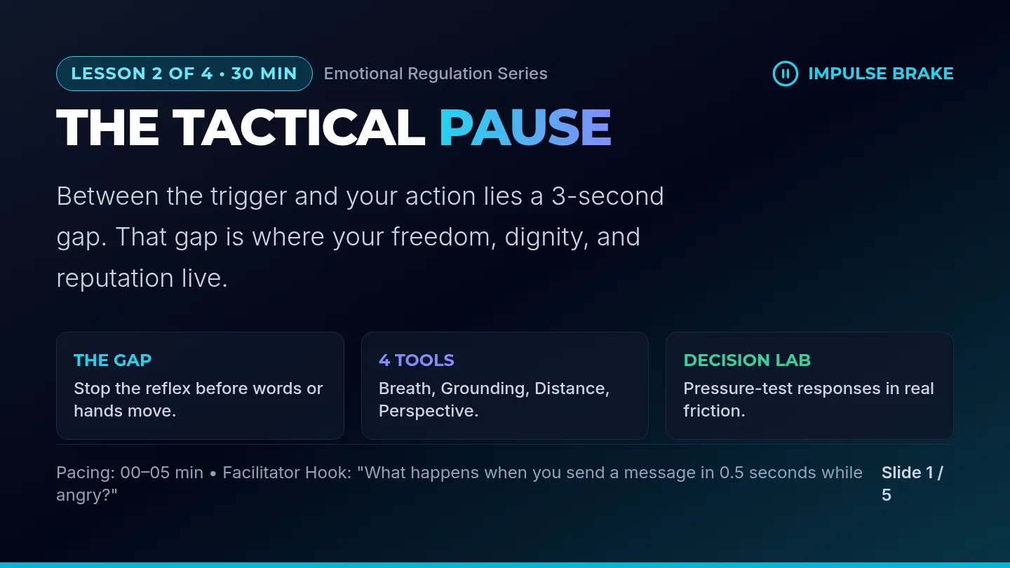 Tactical Pause Slides