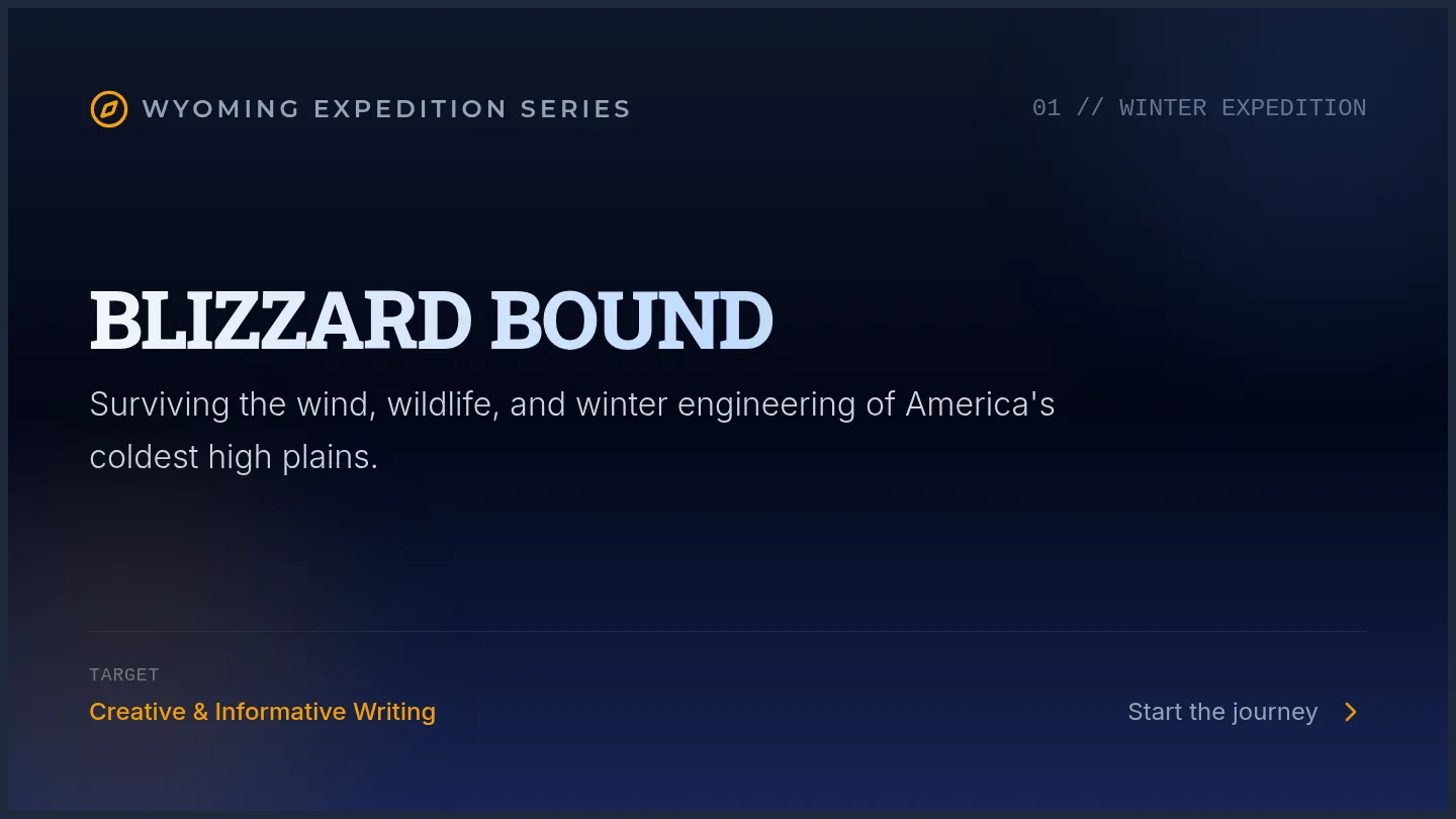 Blizzard Bound Slides
