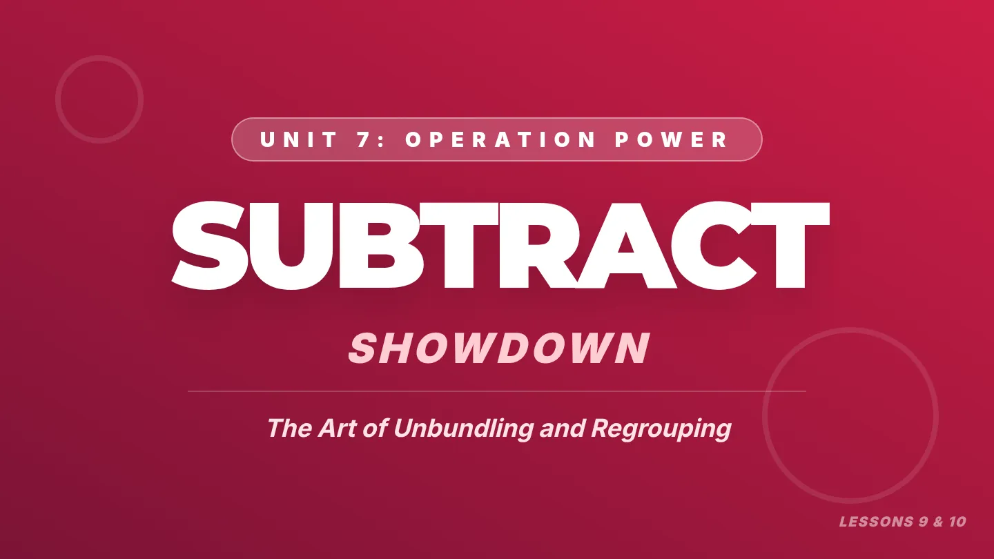 Subtraction Showdown Slides