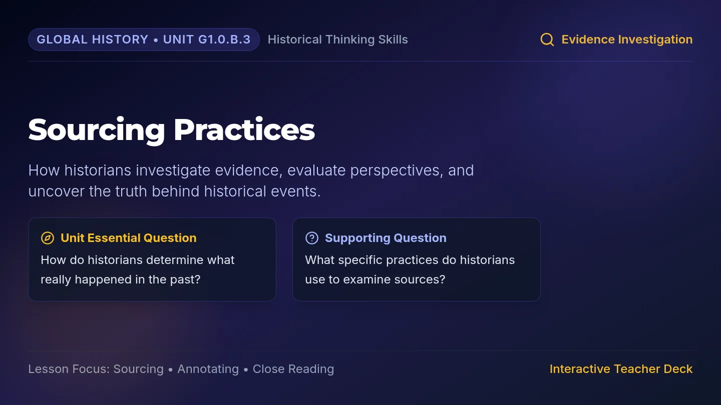 Sourcing Practices Slides