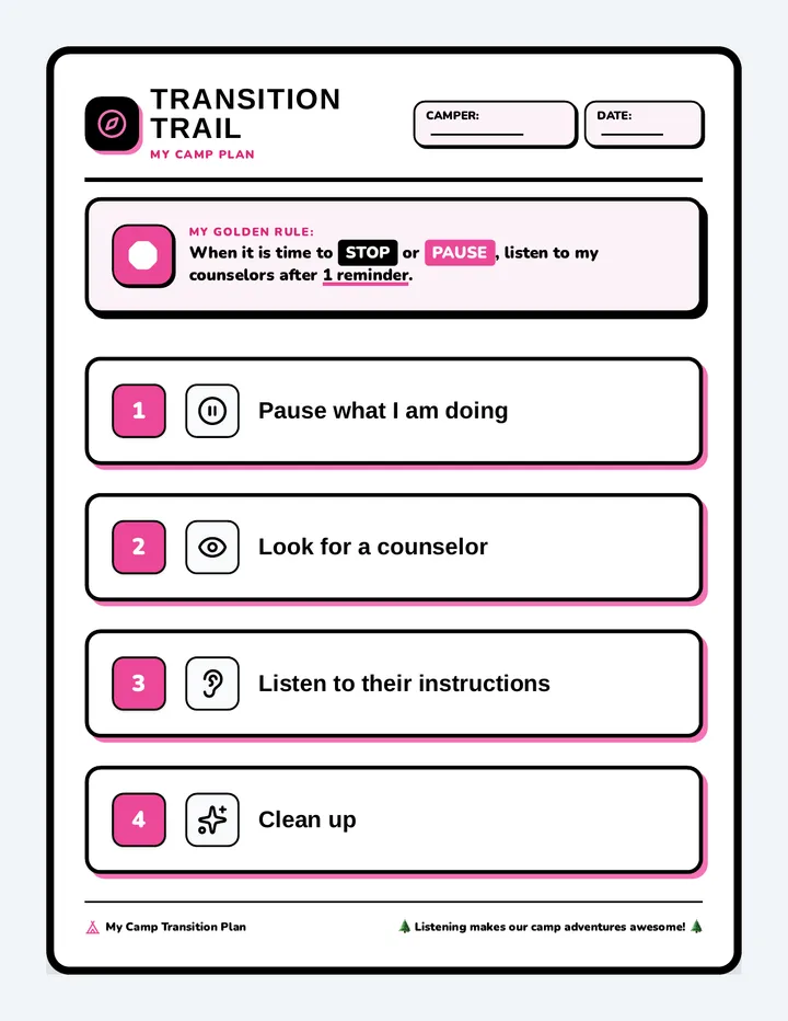 Transition Trail Visual