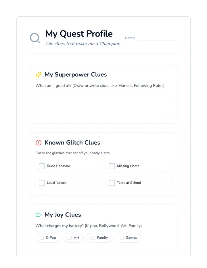 Quest Profile Worksheet v2