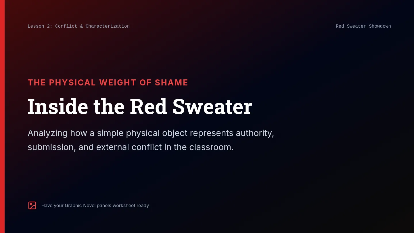 Inside the Red Sweater Slides