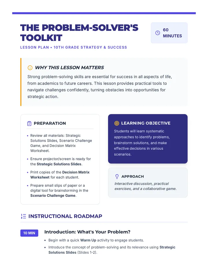 Problem Solving Pro • Lesson • Lenny.com