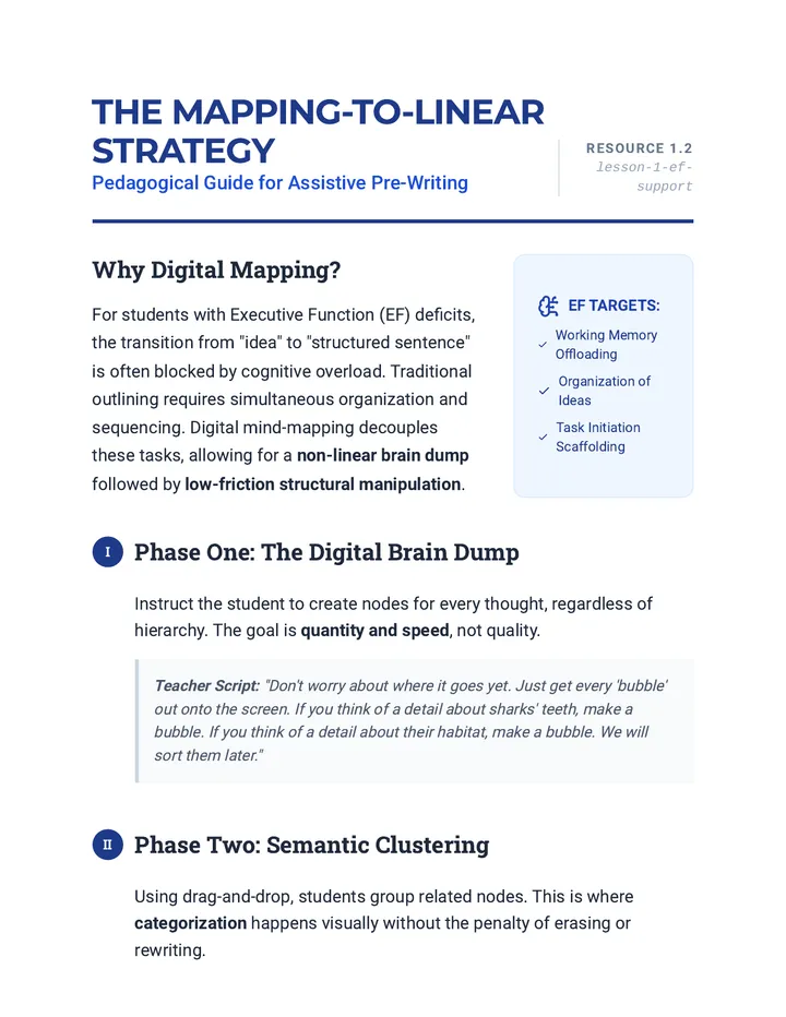 Mapping to Linear Handout