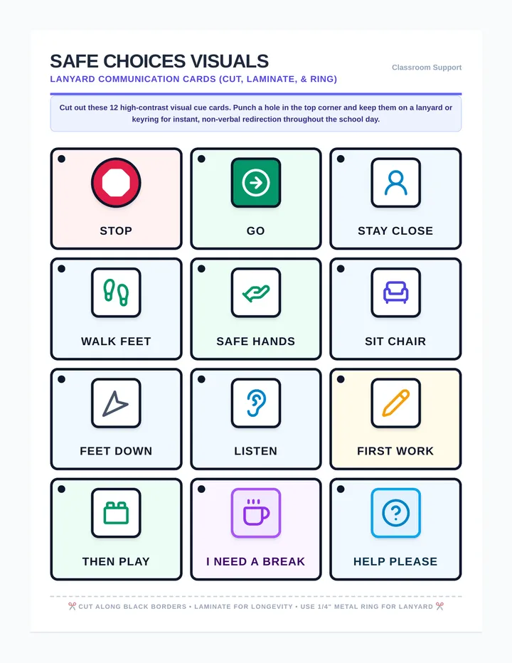 Safe Choices Visual Kit