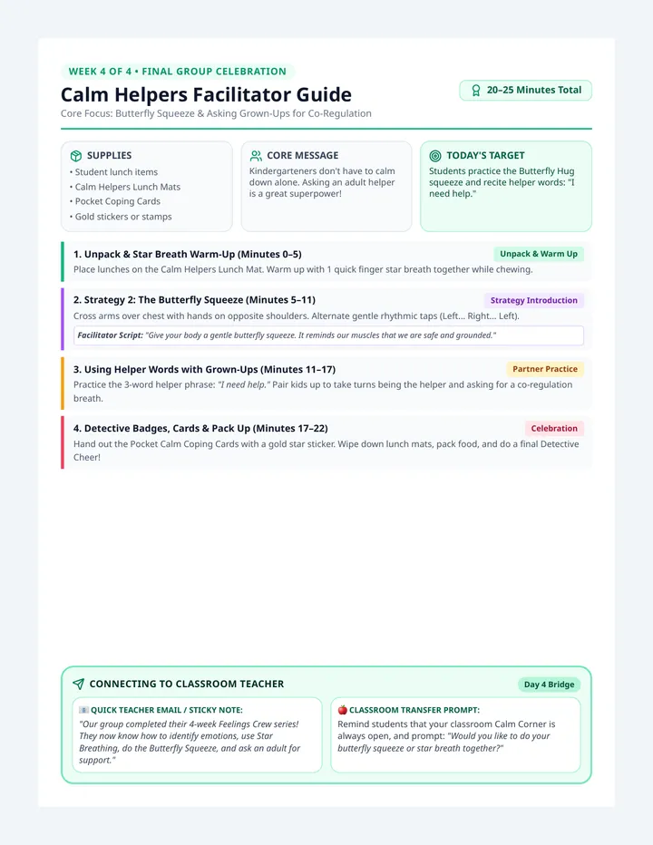 Calm Helpers Facilitator Guide