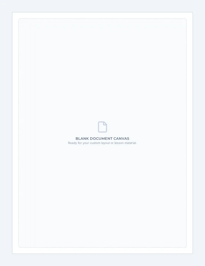 Blank Document Template