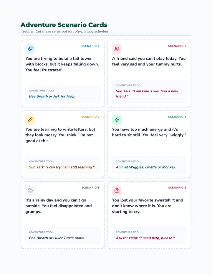 Breathe and Bloom Scenarios
