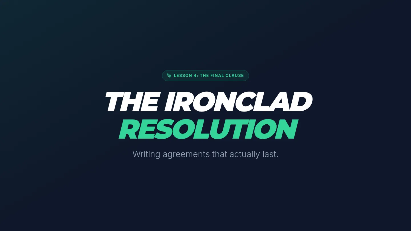 Ironclad Resolution Slides
