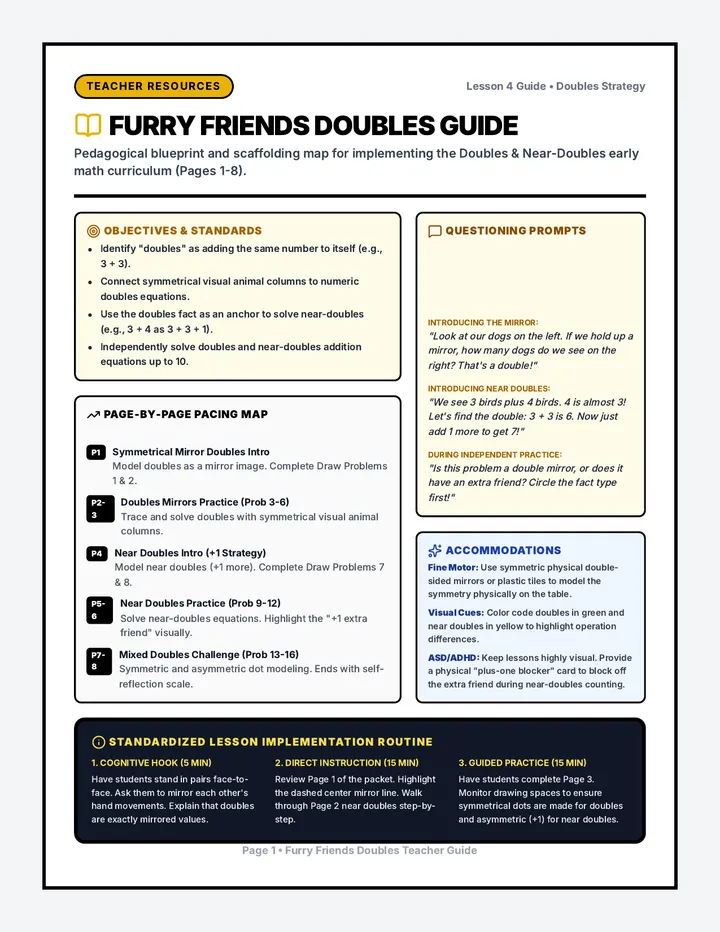 Furry Friends Doubles Guide