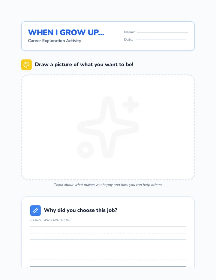 Career Exploration Worksheet
