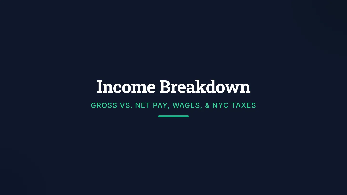 Income Breakdown Slides