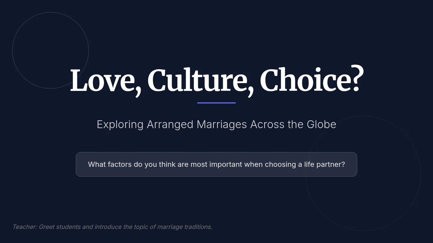 Love Culture Choice Slides