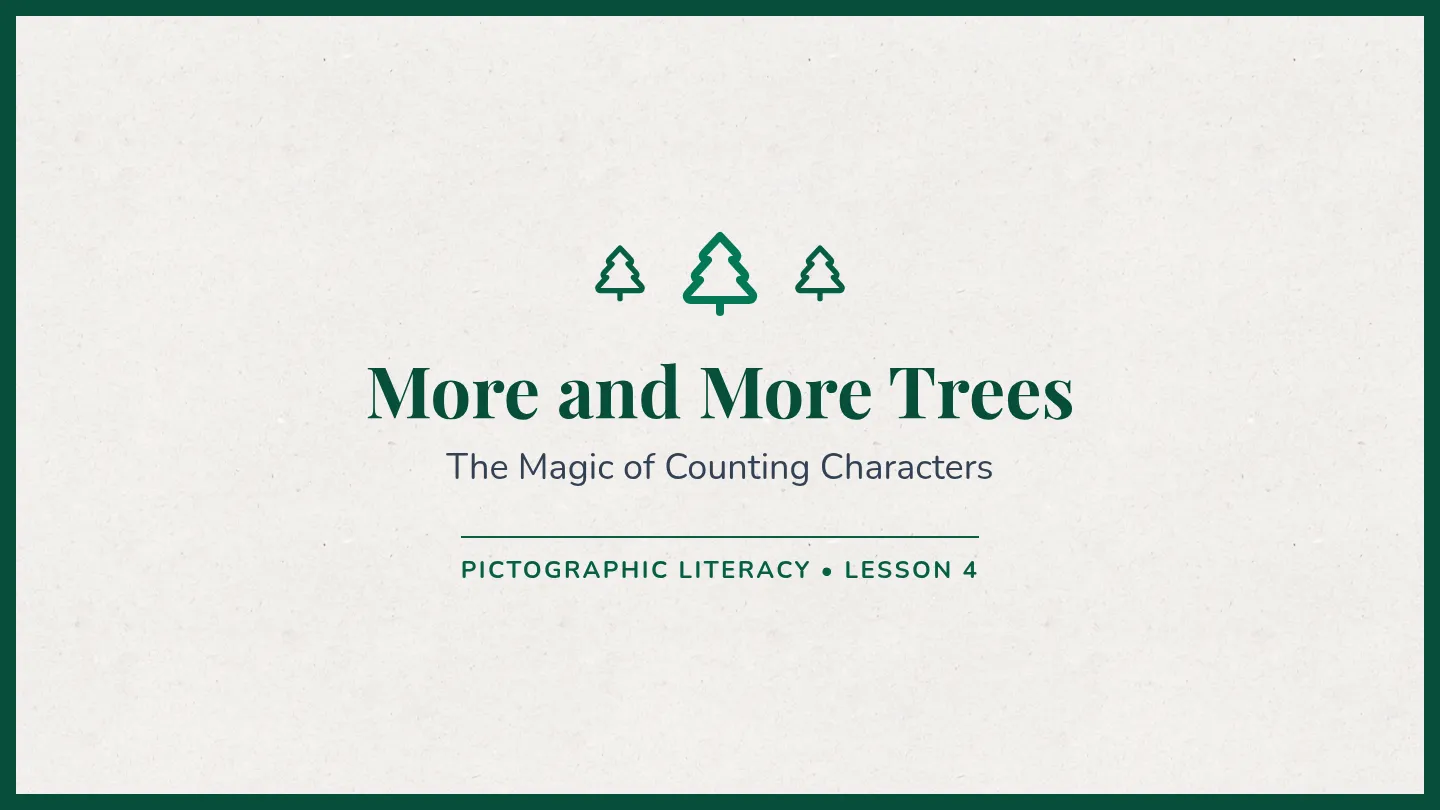 Tree to Forest Slides