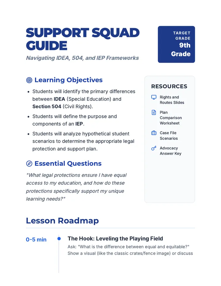 Support Squad Guide