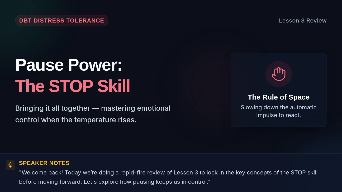 Pause Power Slides