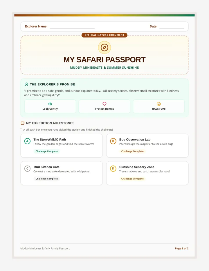Family Adventure Passport