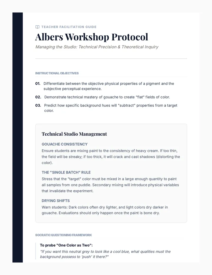 Albers Facilitation Guide