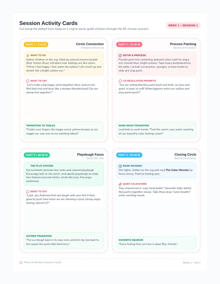Color Feelings Daily Cards