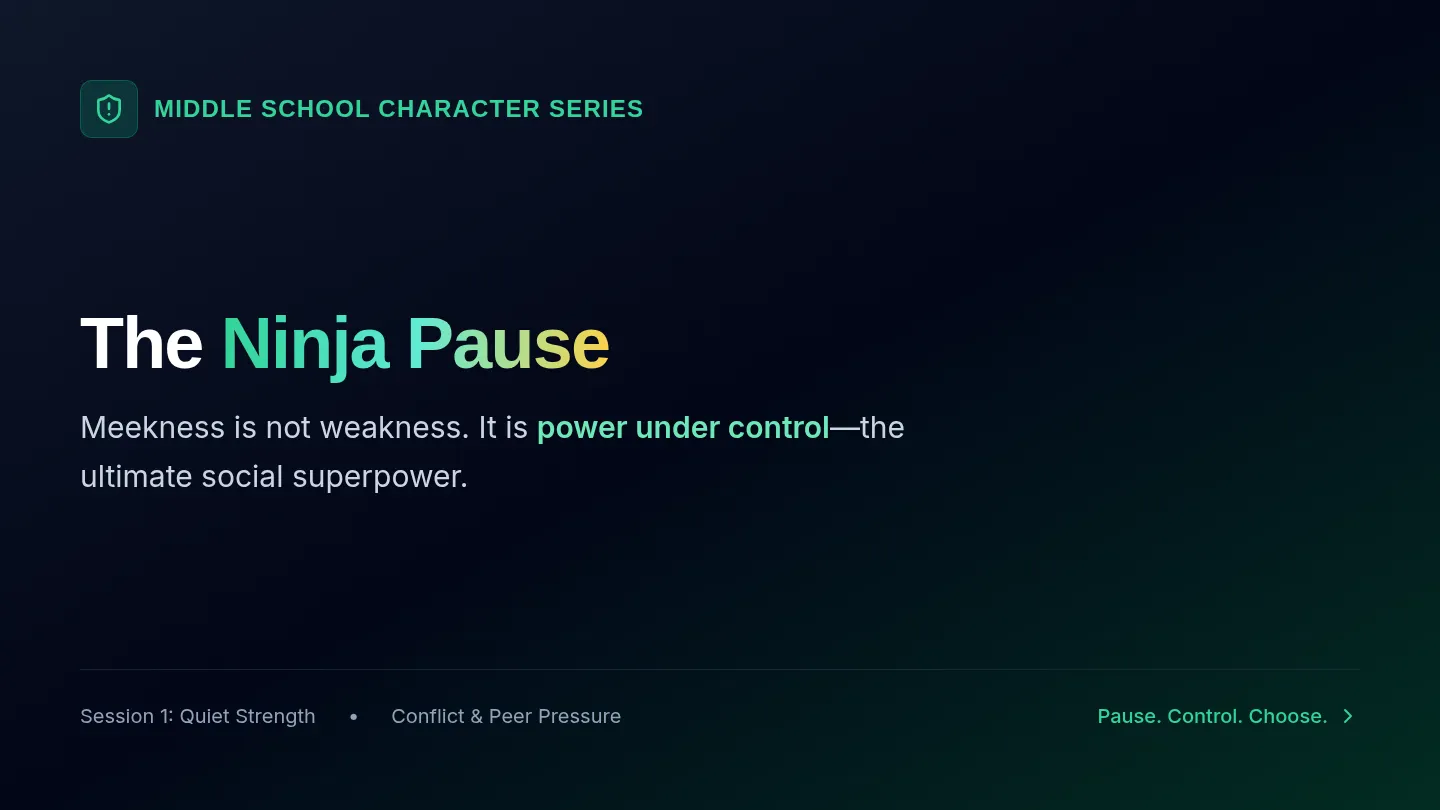 Ninja Pause Slides