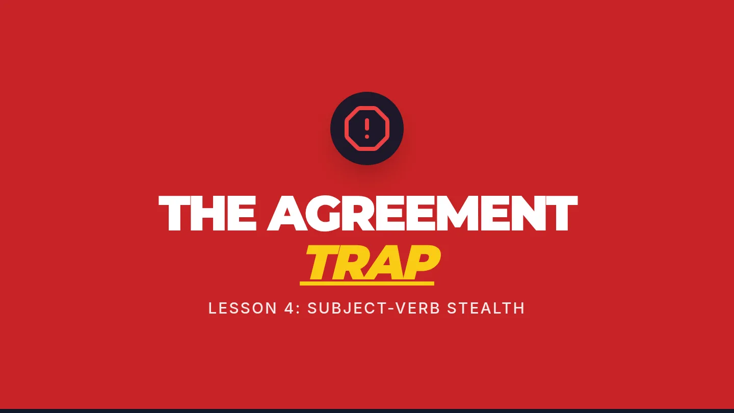 The Agreement Trap Slides