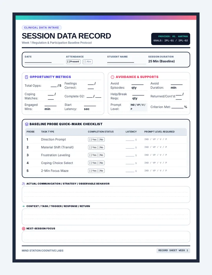 Session Data Tracker