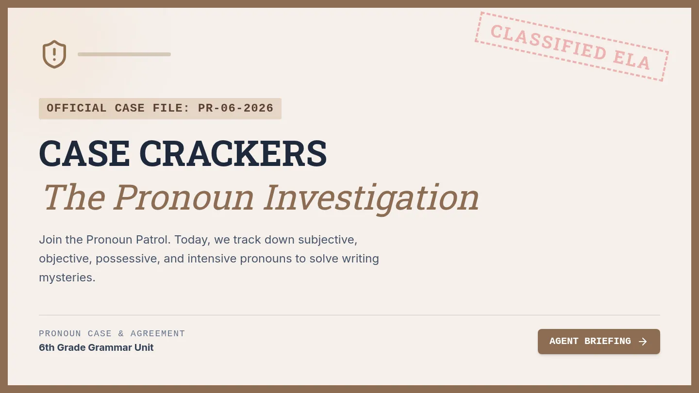 Case Crackers Slides