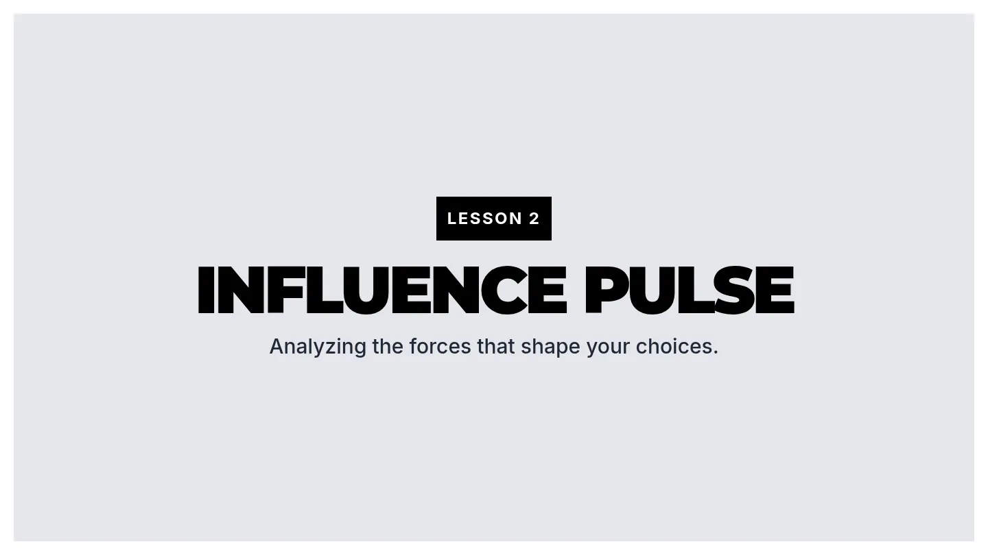 Influence Pulse Slides Deck